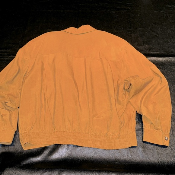 Jacket by August Silk, Size L, Mustard Yellow/Gold, EUC - Picture 10 of 11